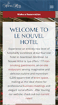 Mobile Screenshot of lenouvelhotel.com